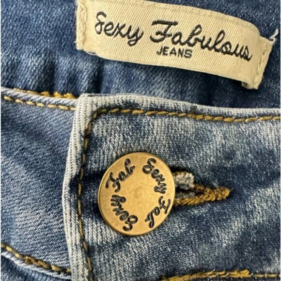 Fabulous Wide Leg Front Pleat Jeans size 15 - Picture 5 of 7